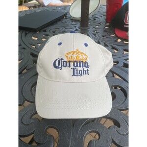 Corona Light Embroidered Men’s Cap Hat Beige Adjustable